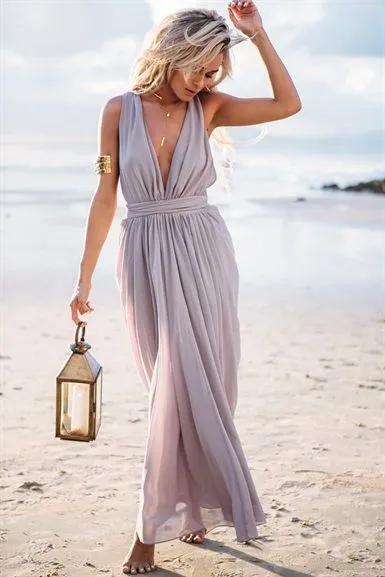 Heidi Pleated Beach Maxi
